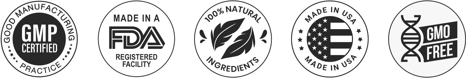 GaraHerb Plant-Based Formula Badges